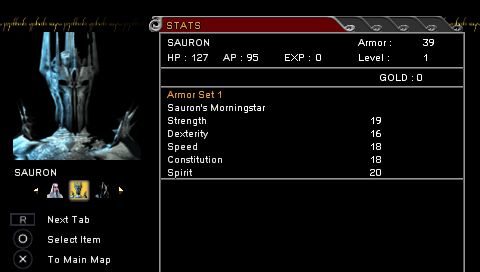 Lord of the Rings: Tactics screenshot 5 for PSP